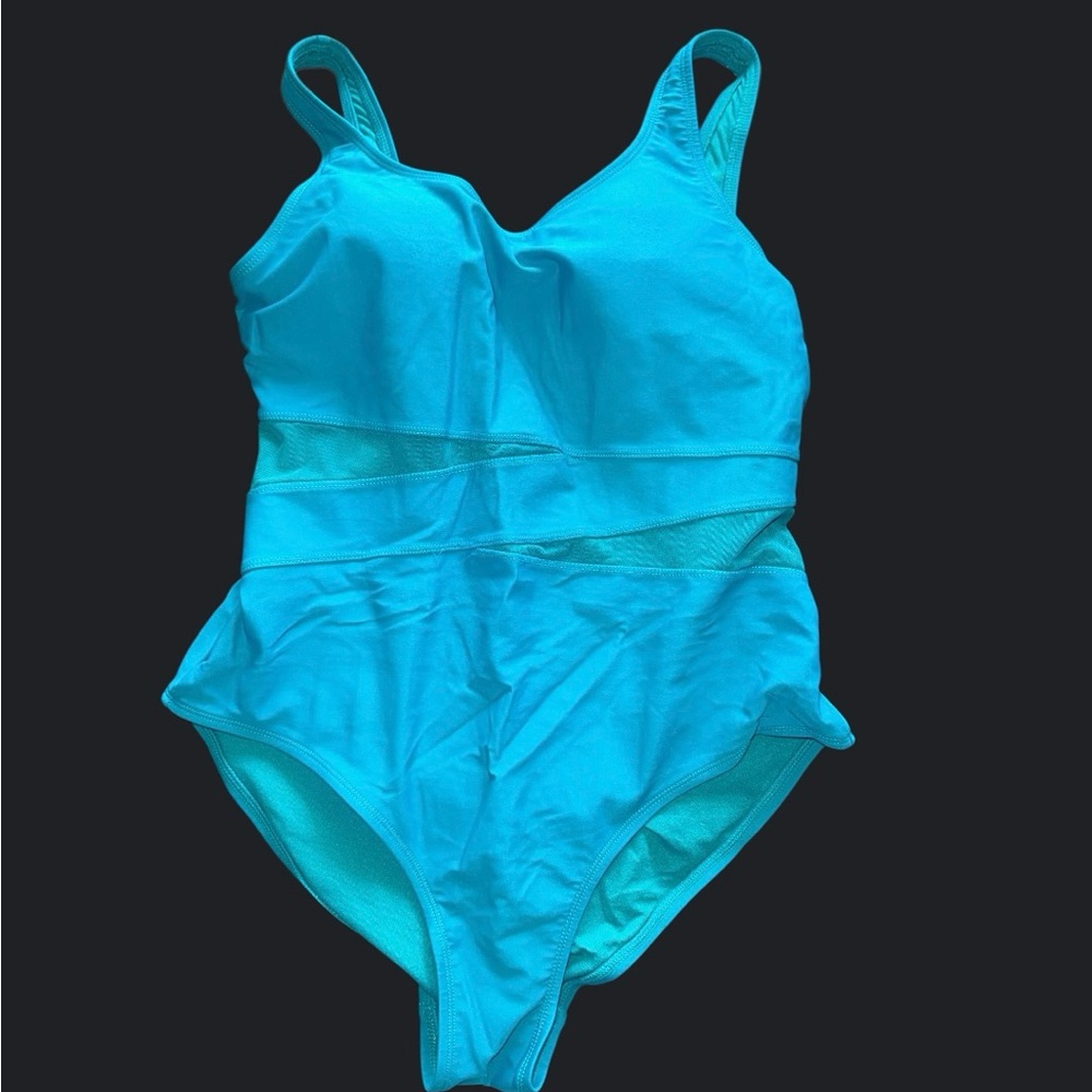Women’s Aqua One Piece Swimsuit